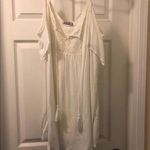Light Cream T-Shirt Dress